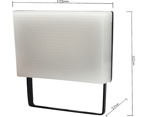 LED-spot 10W 940 lm 4000 K zwart