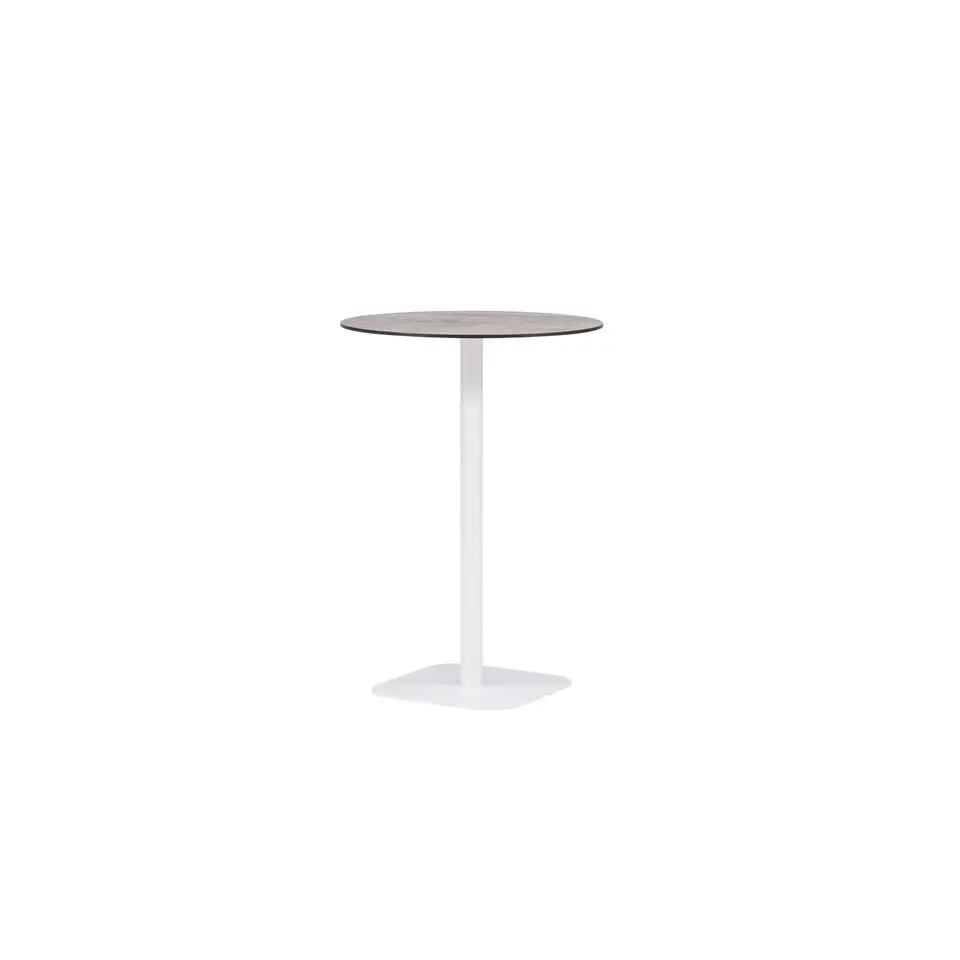 Bartafel Zwart Kunststof - 70x70x100cm - Milano