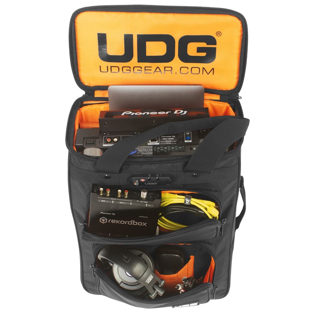 UDG U9024BL/OR Ultimate Producer Backpack Trolley zwart/oranje
