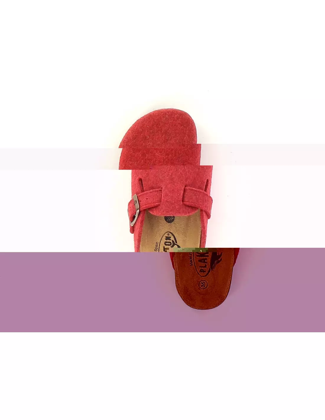 PLAKTON BLOGG - Pantoufles & chaussons Rouge