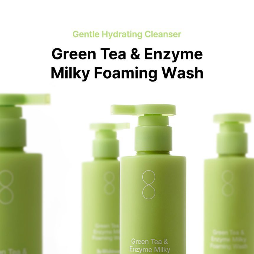 Door Wishtrend - Groene thee & enzymen melkachtige schuimende was