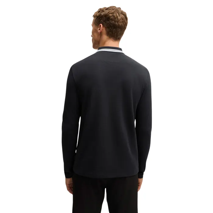 Boss Plisy Longsleeve Polo Heren