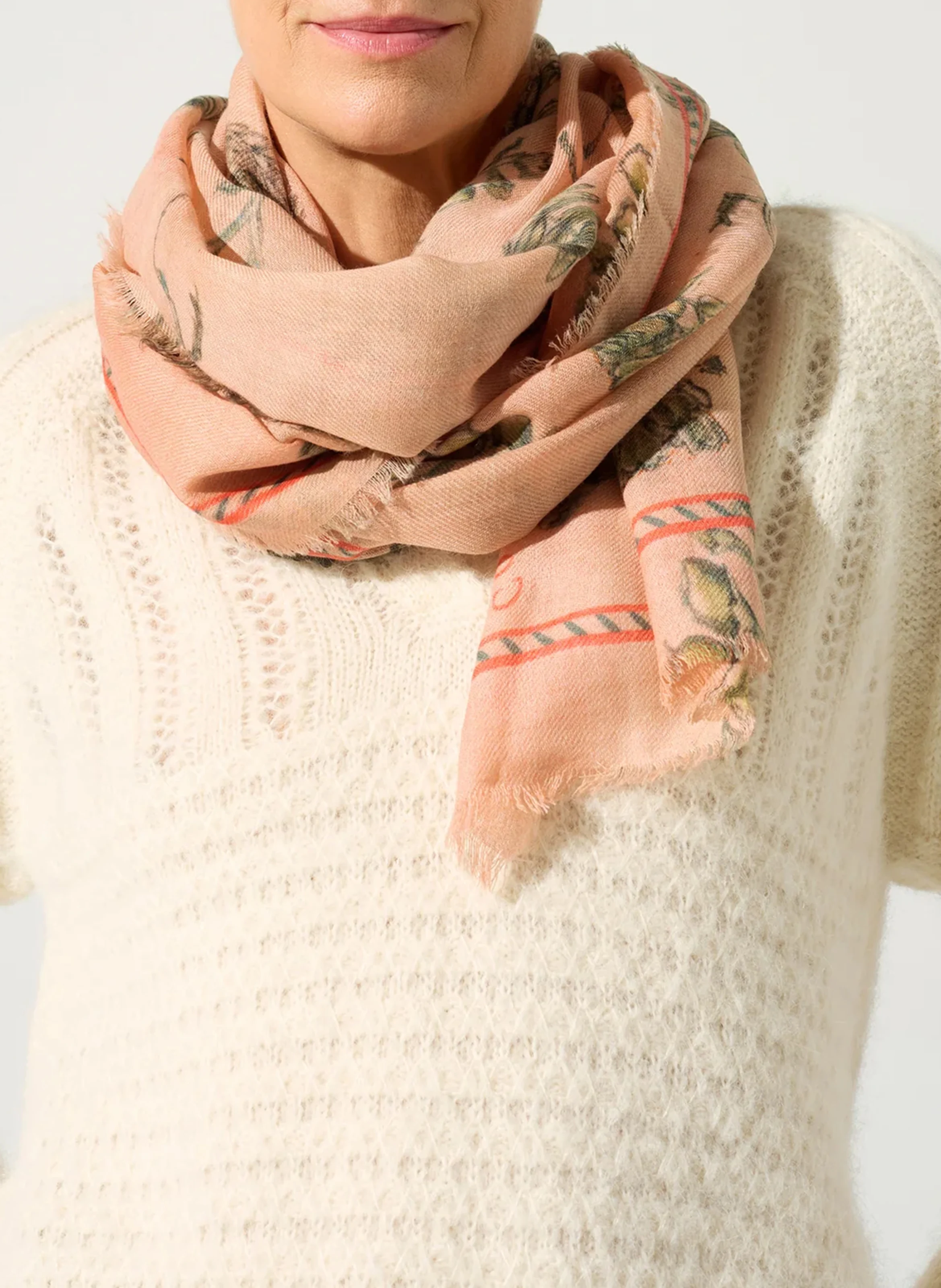 Foulard en laine | Orange