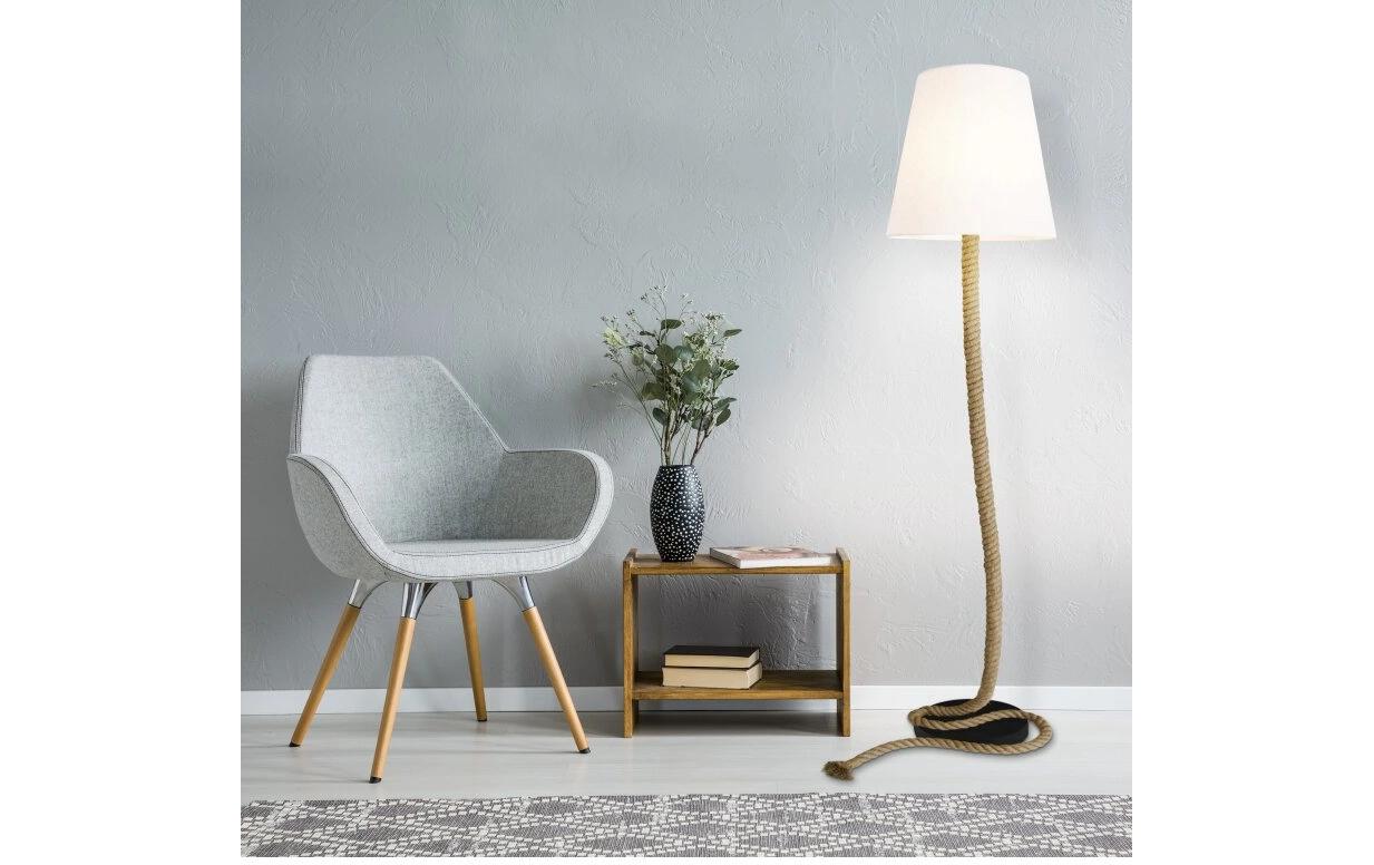 Stehleuchte «Rope» h: 164 cm<br>Stehlampe aus Textil