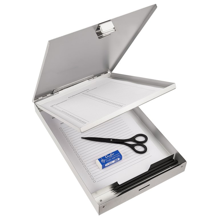 Läufer Formularhalter mit Box und Abteiltrenner