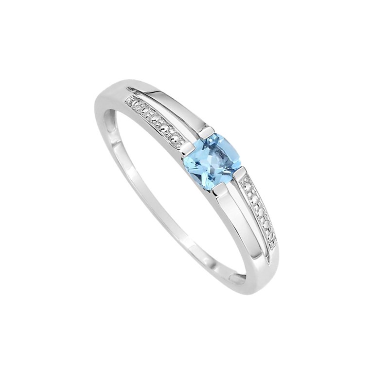 Bague Femme - topaze - Or 9 Carats