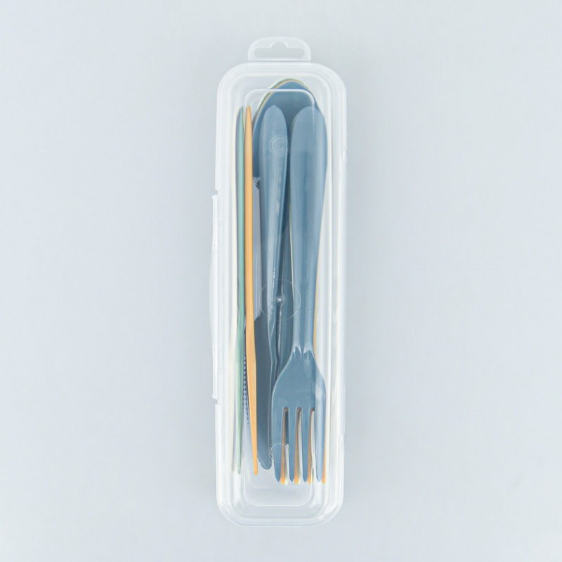 Set de 12 couverts réutilisables avec étui