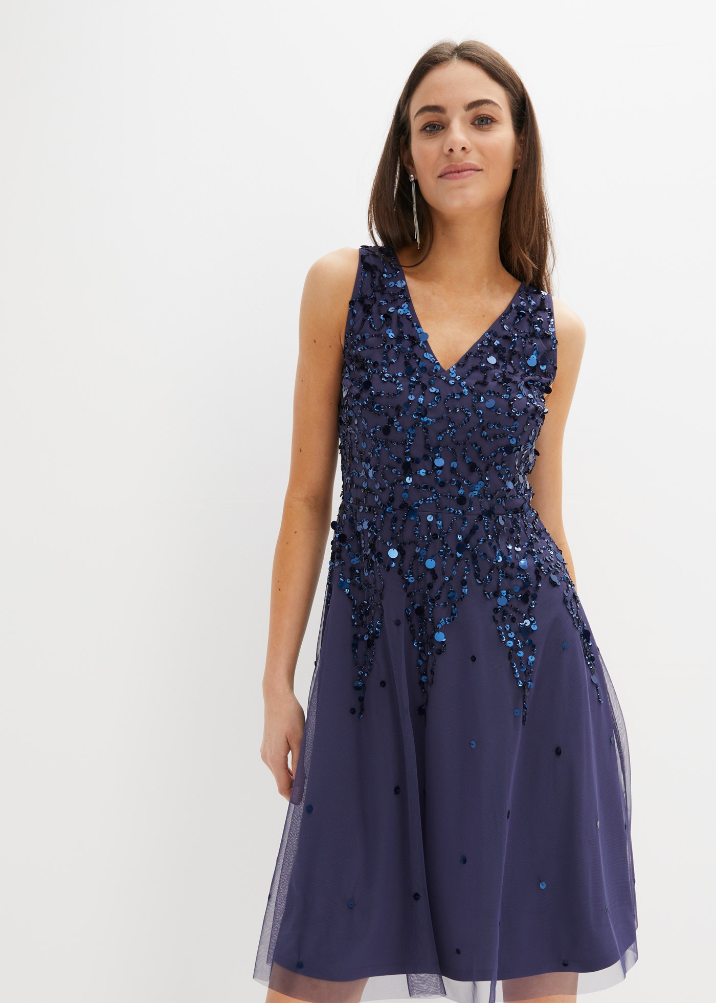 bonprix Paillettenkleid