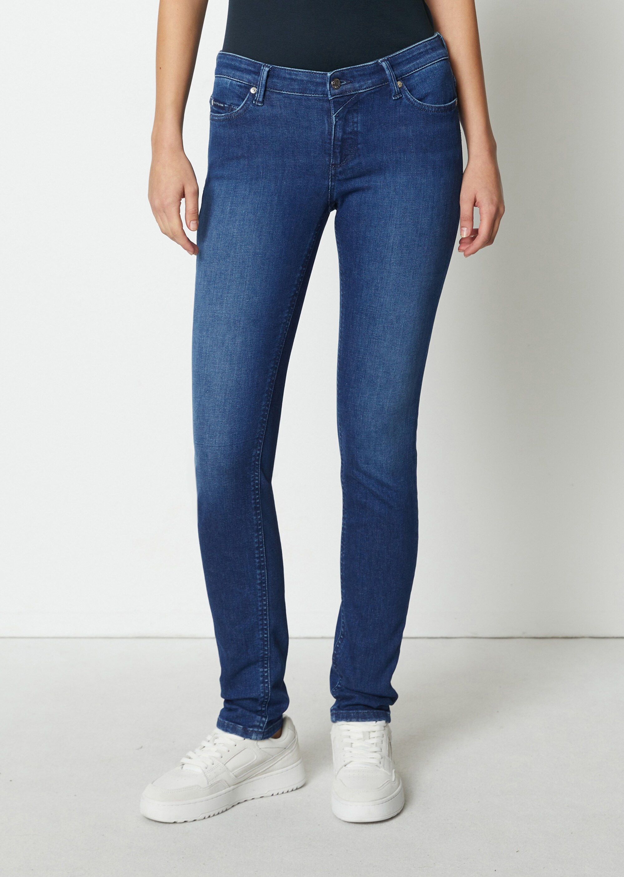 Jeans Modell SIV skinny low waistaus stretchigem Organic Cotton-Mix