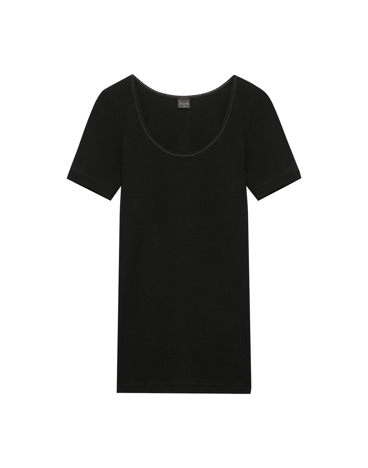T-shirt van merinowol voor dames in Natuur