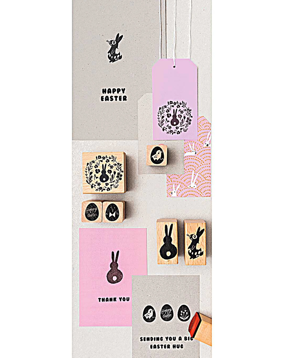 Stempelset PAPER POETRY – OSTEREIER 8-teilig