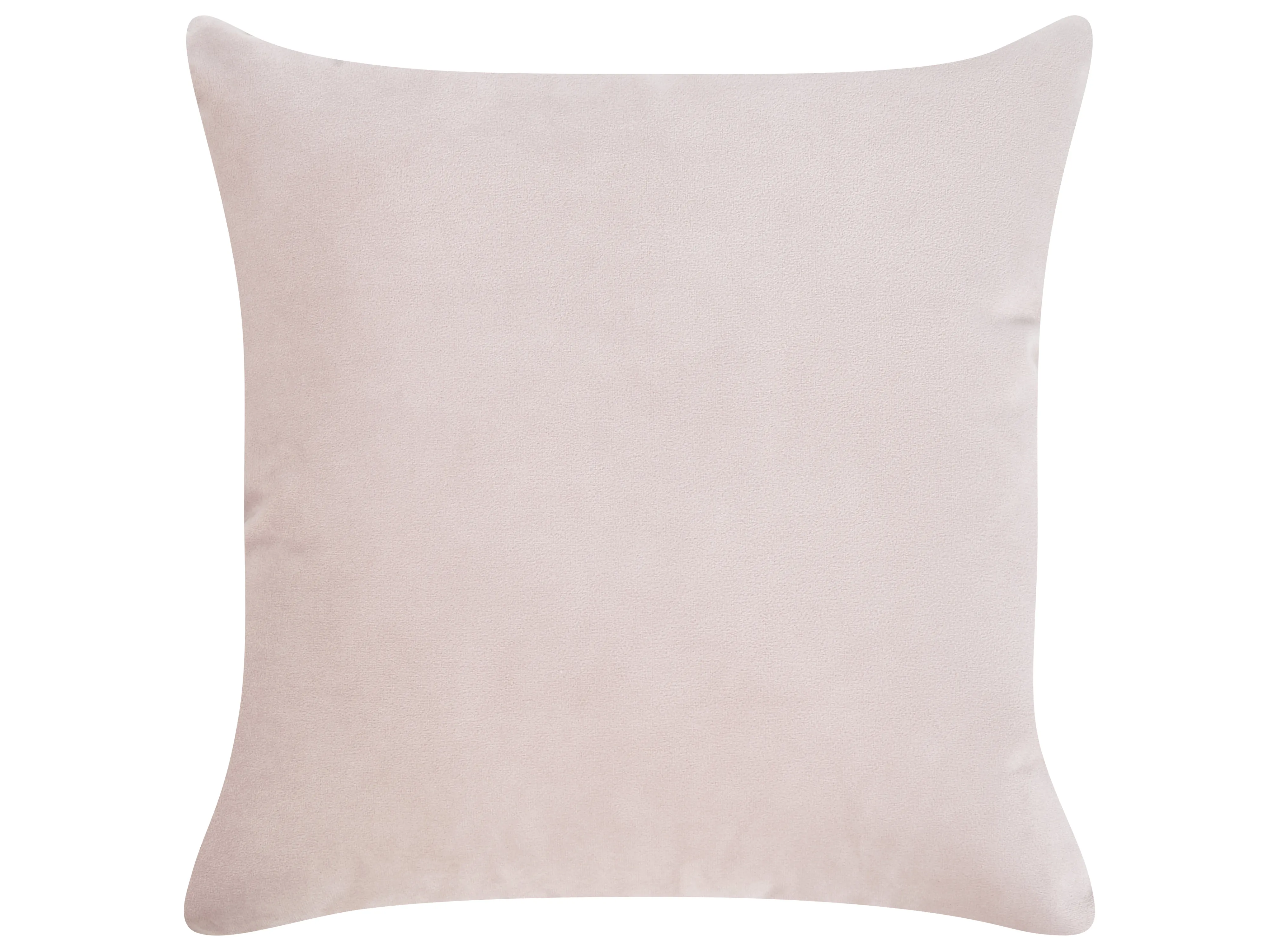 Linkszijdige chaise longue CHAUMONT Fluweel Pastelroze