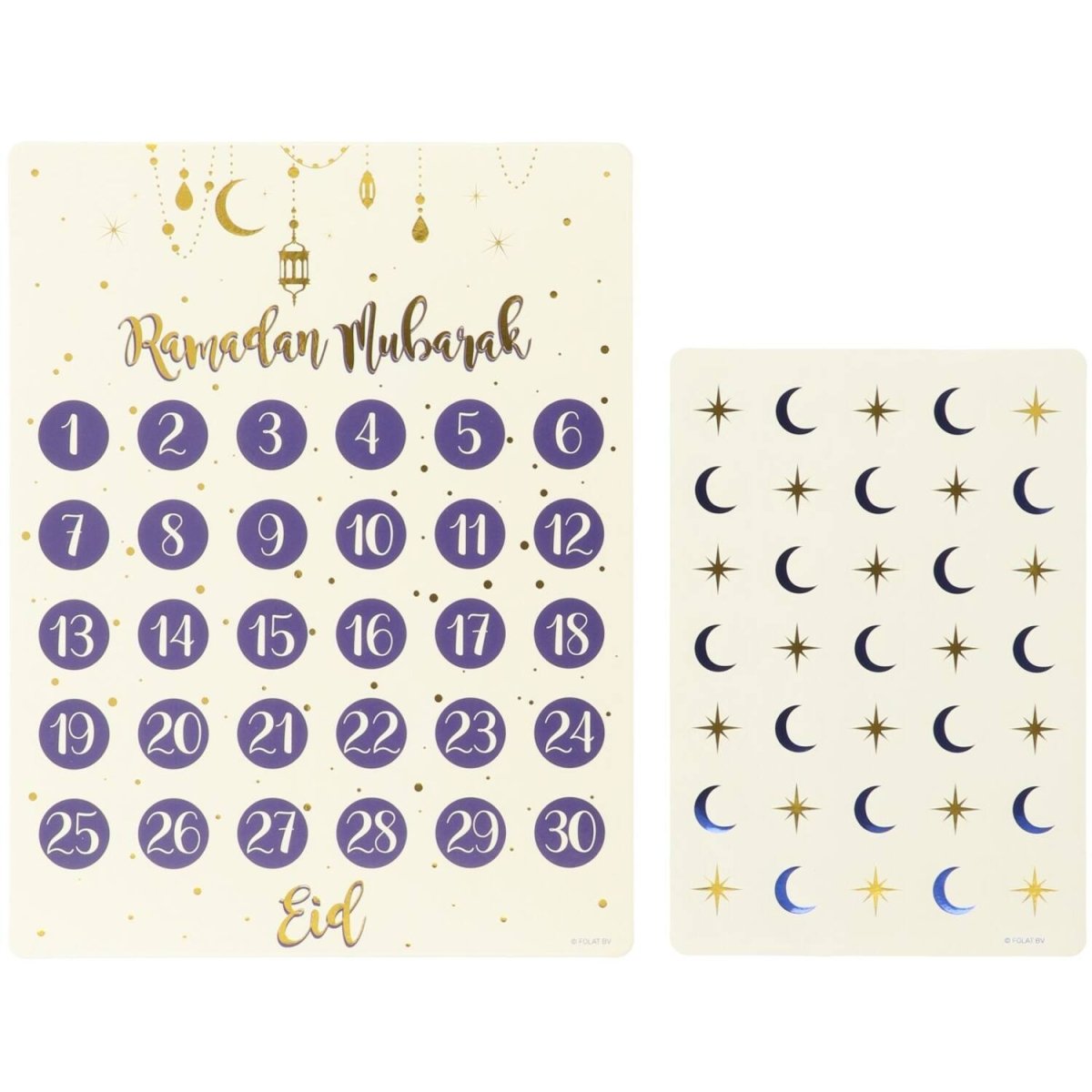 Eid Mubarak Aftelkalender 23,5cm