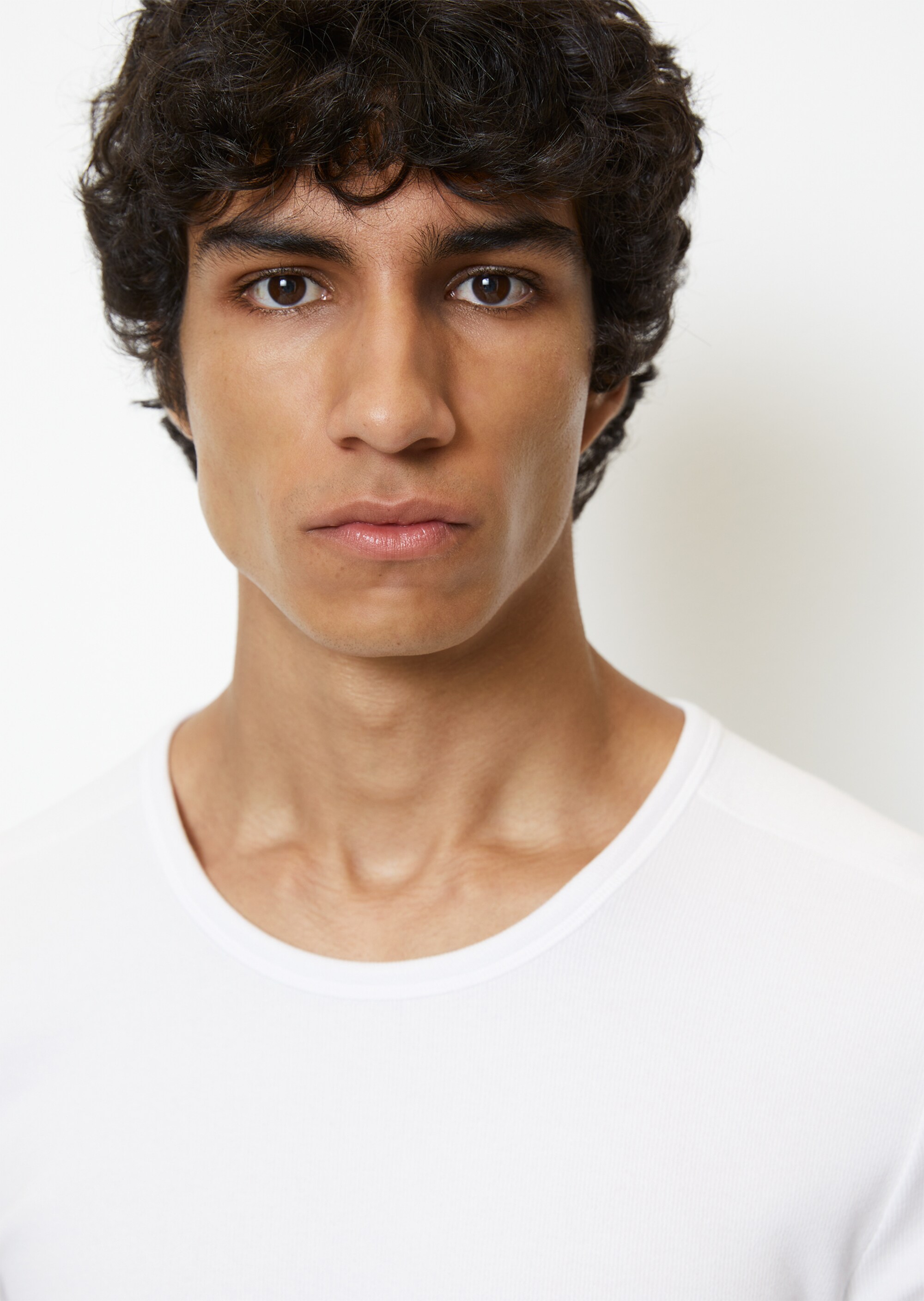 Feinripp-Longsleeve aus Bio-Baumoll-Mix