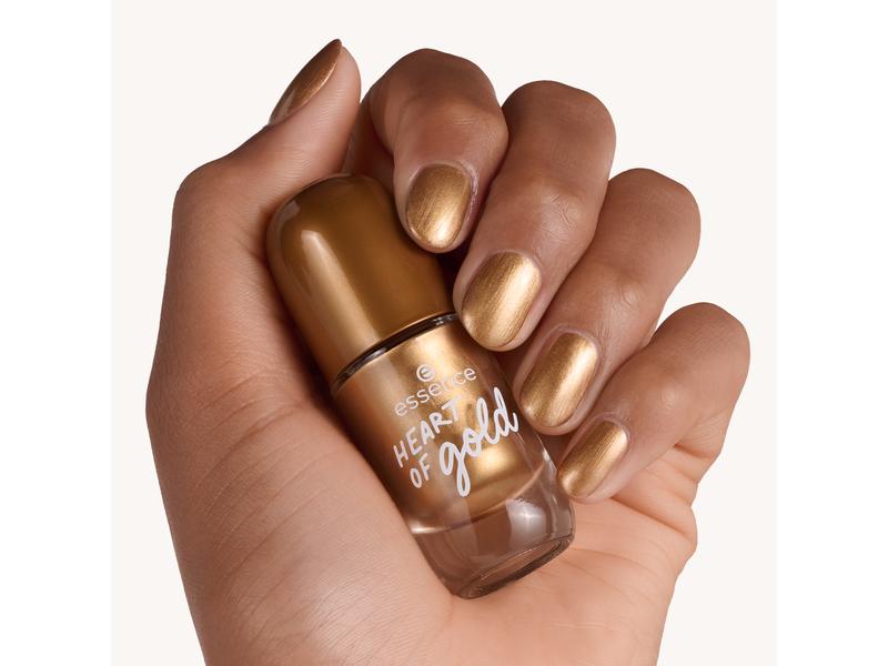 essence Nagellack 62 HEART OF gold Schnelltrocknender Nagellack für ein hochglänzendes Gel-Finish