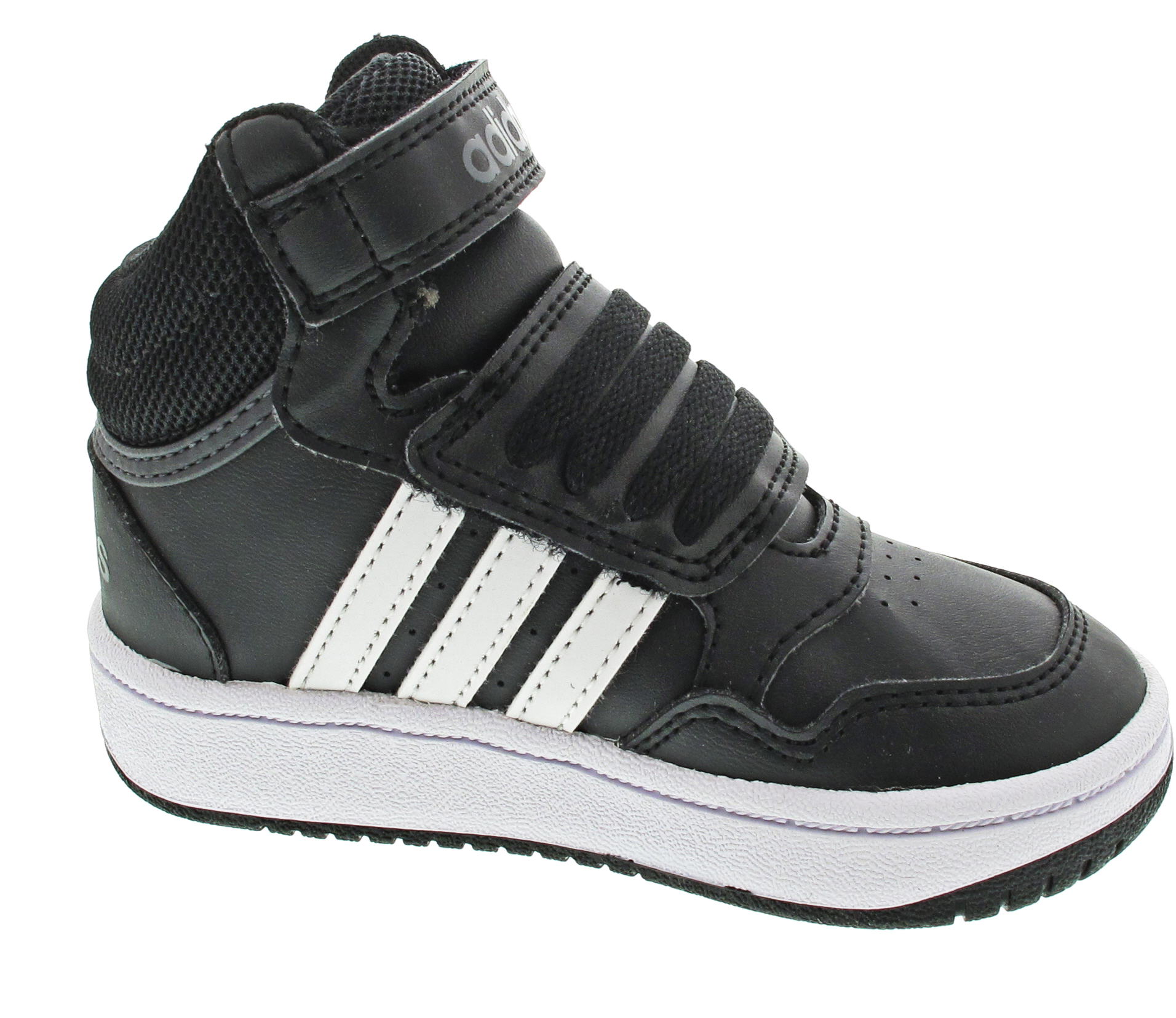 adidas Hoops Mid 3.0 AC I Lauflernschuh Klett schwarz