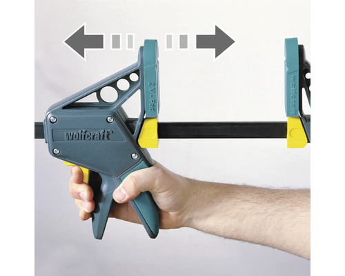 Wolfcraft PRO 100-150 mm eenhandsklem