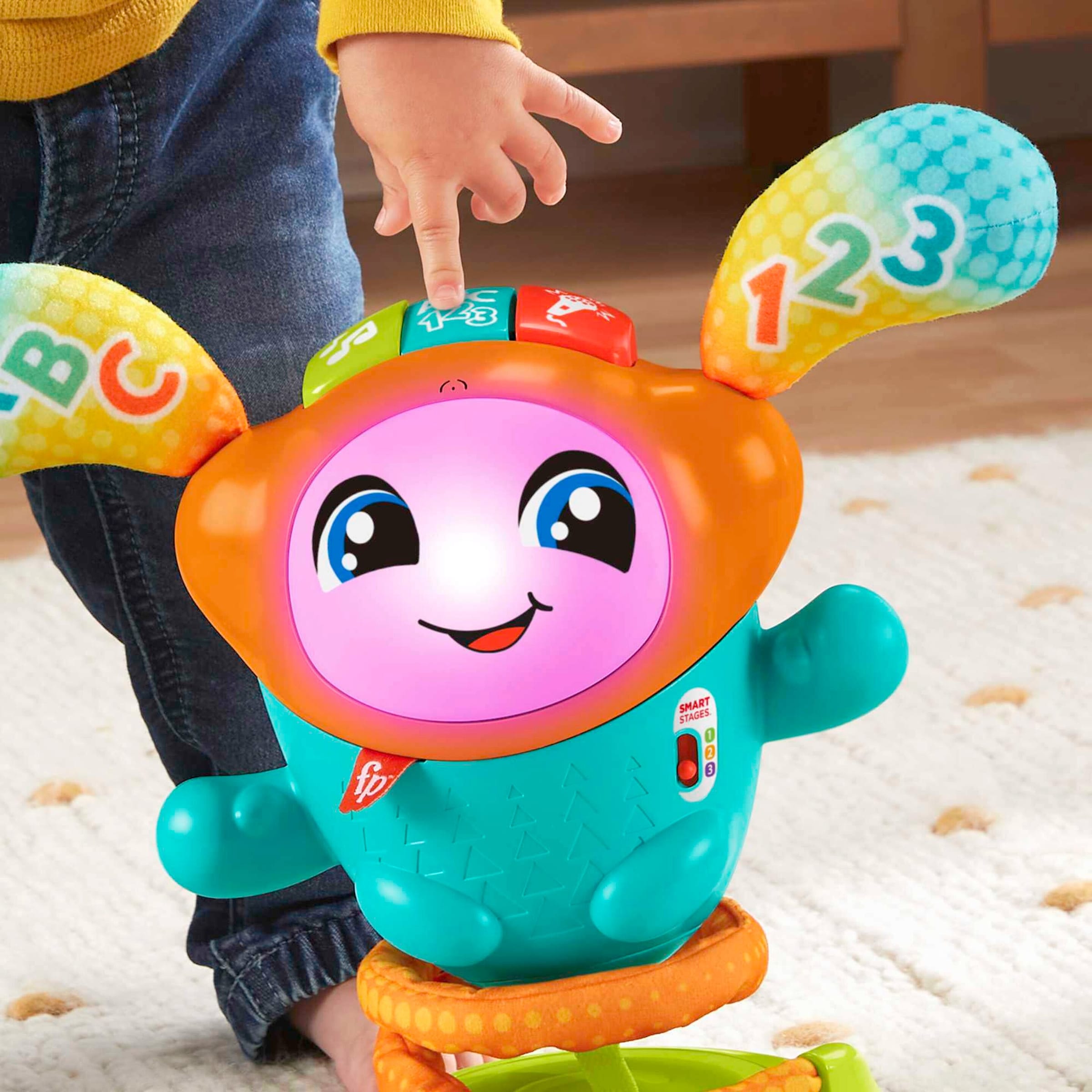Fisher-Price Lernspielzeug mit Musik DJ Hüpfi