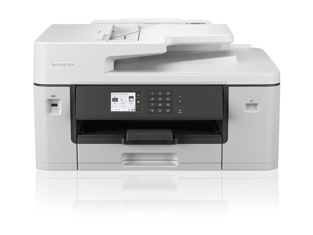 Brother MFC-J6540DW - Multifunktionsprinter - farve - blækprinter - A3 (medie) - op til 25 spm (kopiering) - op til 28 spm (udskriver) - 250 ark - 33.6 Kbps - USB 2.0, LAN, Wi-Fi(n), USB vært