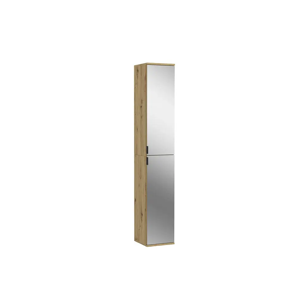 Hioshop ProjektX kledingkast - 6 deuren spiegel