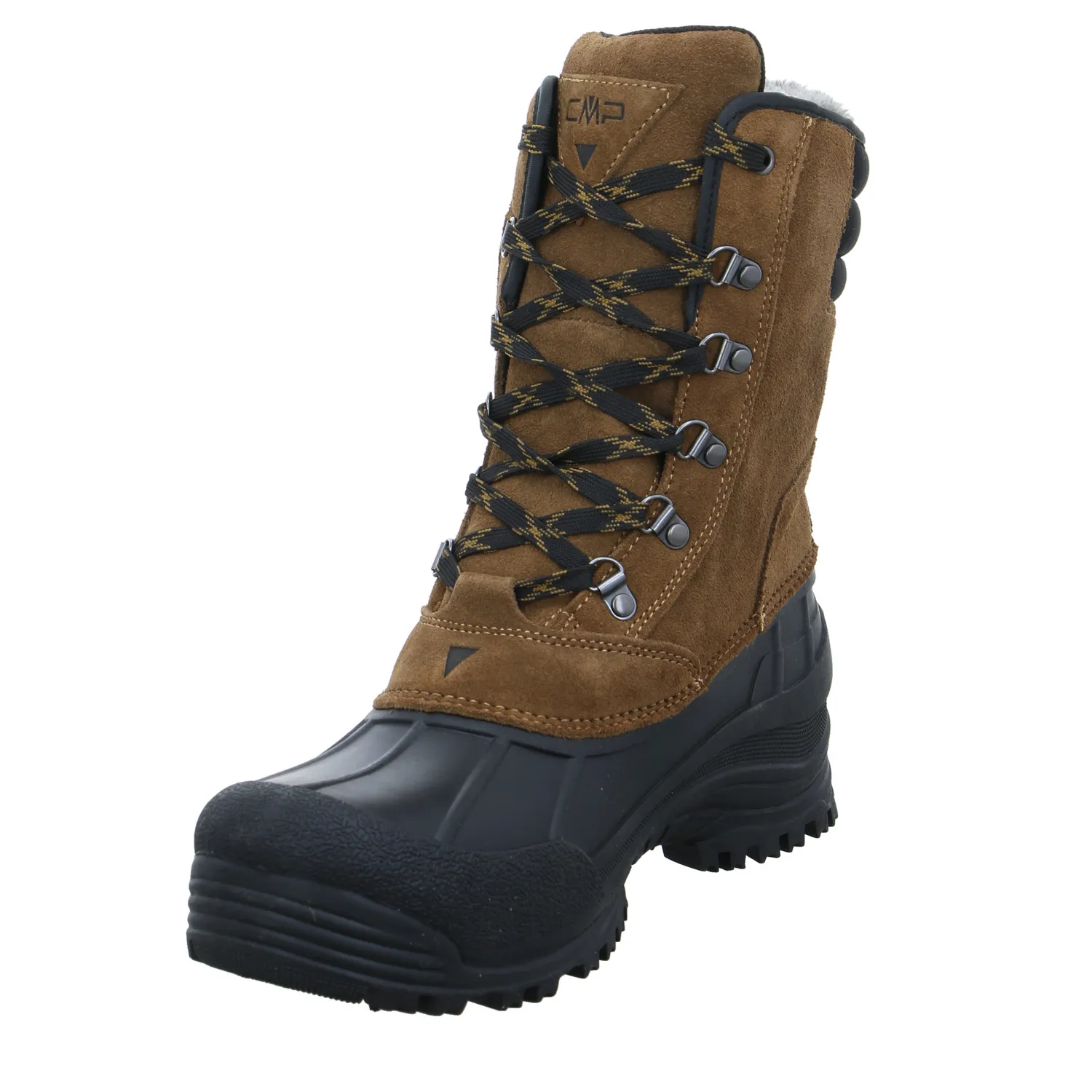 CMP Snowboots Braun Leder