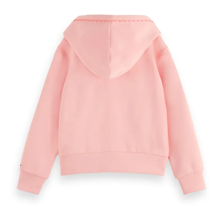 Scotch & Soda Sweat Zippé Capuche | Rose