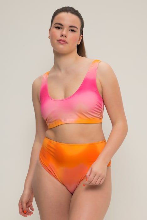 Bikini-Top, herausnehmbare Softcups, Farbverlauf