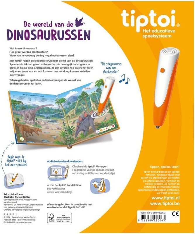 Tiptoi® - Wij Ontdekken De Dinosaurussen - Sport & Hobby Boek