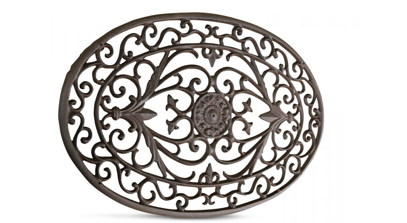 Paillasson lune fonte marron 61cm