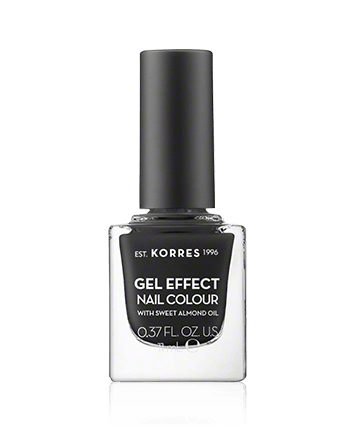 Korres Gel Effect Nail Colour 100 Black 11ml