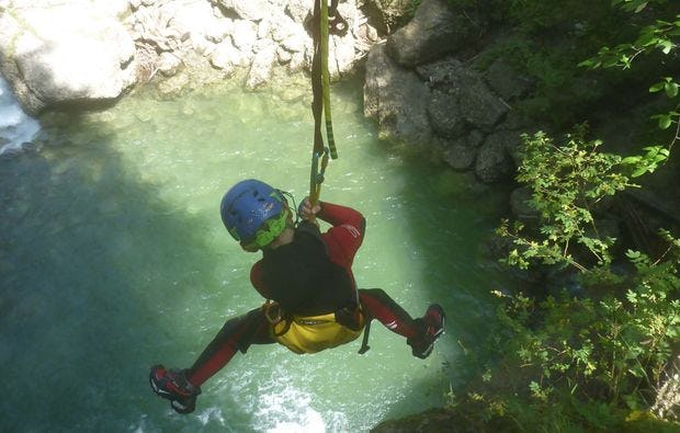 Canyoning in Sonthofen als Abenteuergeschenk| mydays