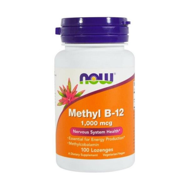 Now Methyl B-12 1000mcg 100 Comprimidos
