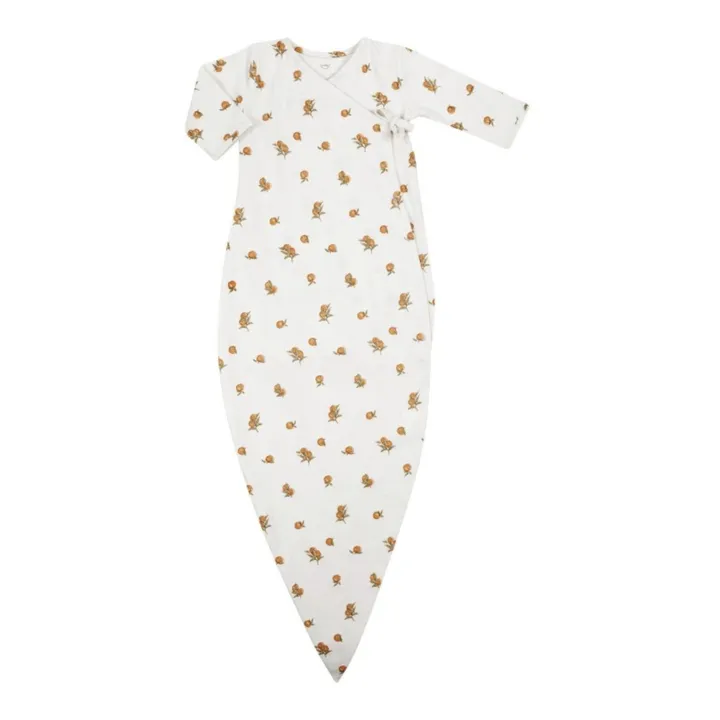 Bonjour Little Kimono Noué Coton Bio Marbella | Ecru