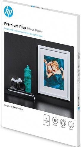 HP Premium Plus Glanzend Fotopapier - 20 vel / A4