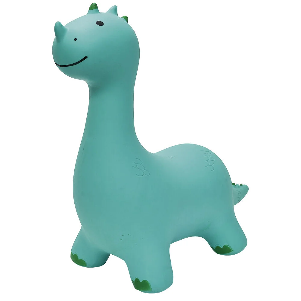 Animal sauteur gonflable dinosaure vert 63x26xH59cm