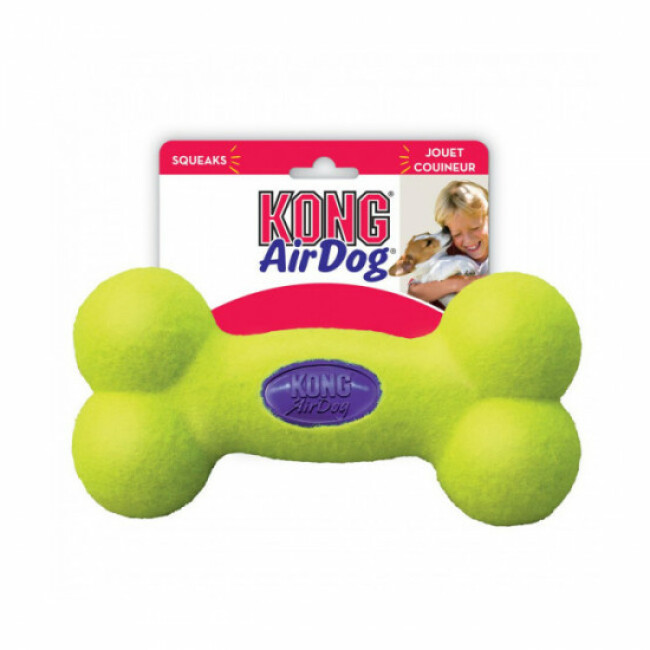Jouet os couineur Air KONG Squeaker Bone pour chien