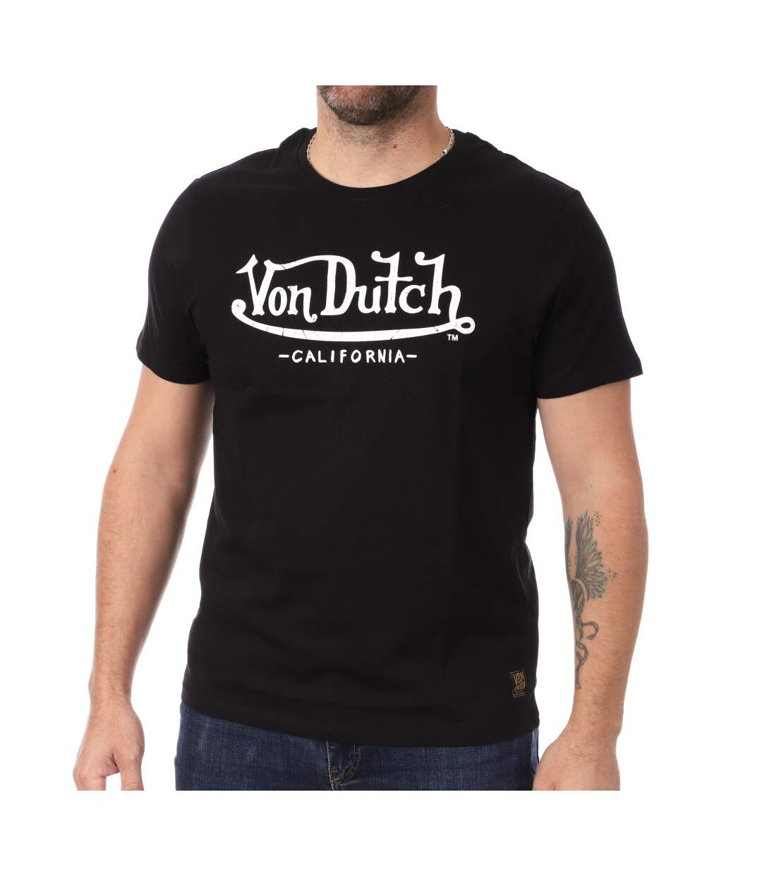T-shirt Noir Homme Von Dutch Best