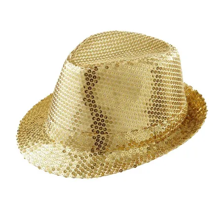 Widmann Hut mit Pailletten, gold