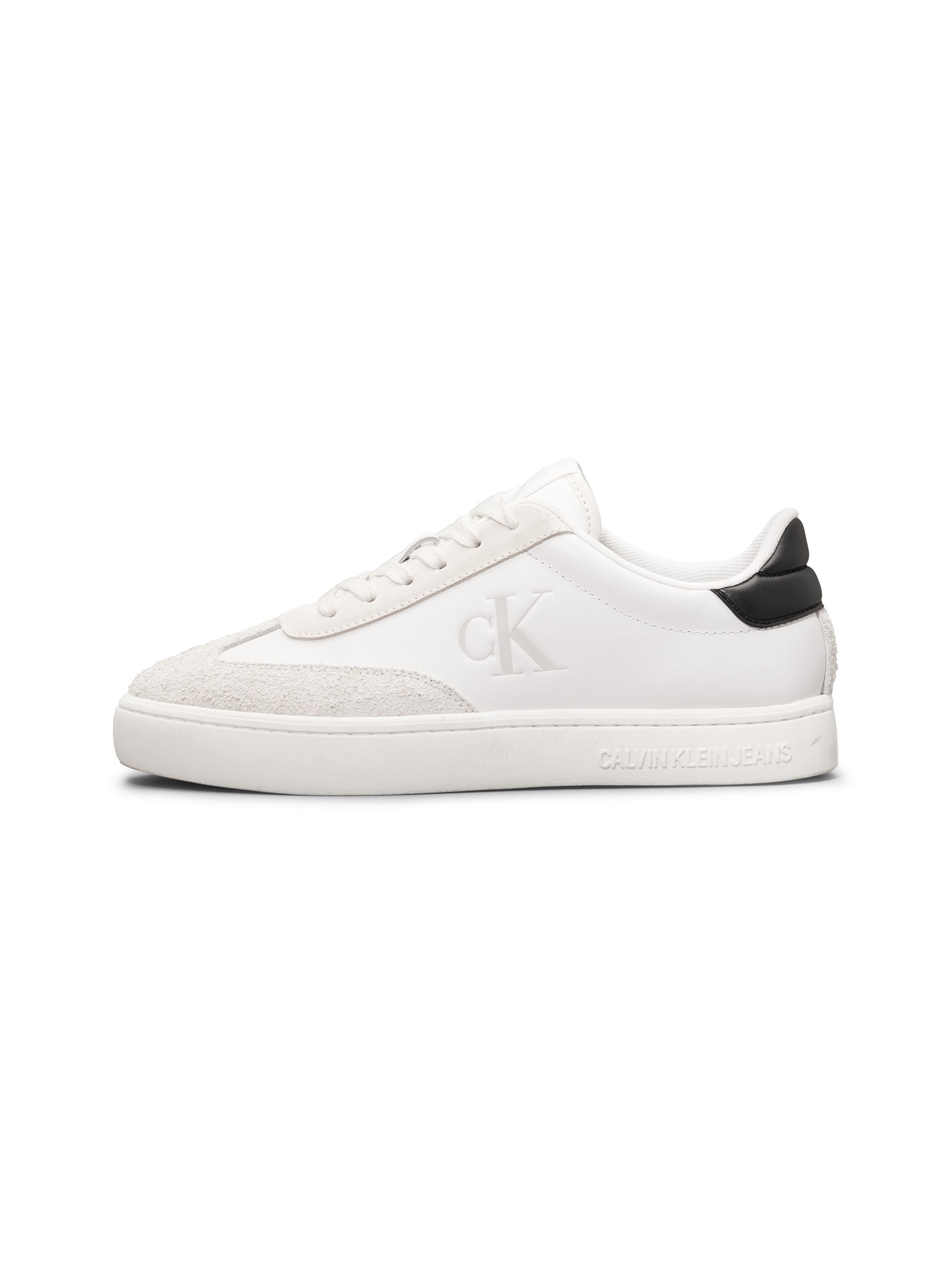 Calvin Klein Jeans Plateausneaker »CLASSIC CUPSOLE LOW MG MIX«  , Schnürschuh, Halbschuh, Freizeitschuh mit gepolstertem Schaftrand