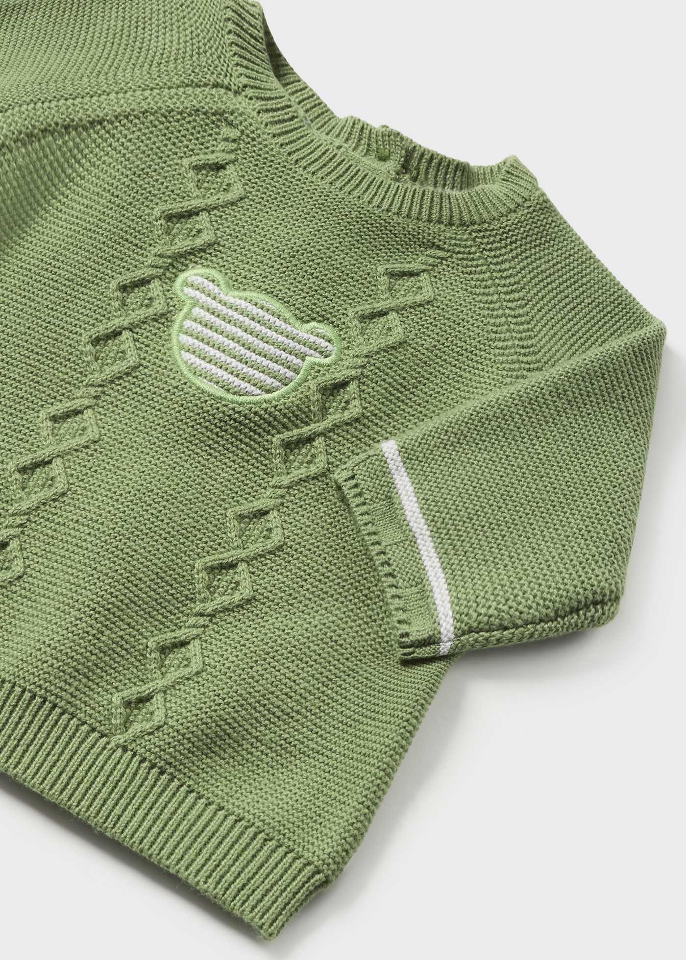 Conjunto de malha de algodão Better Cotton de 2 peças para recém-nascido