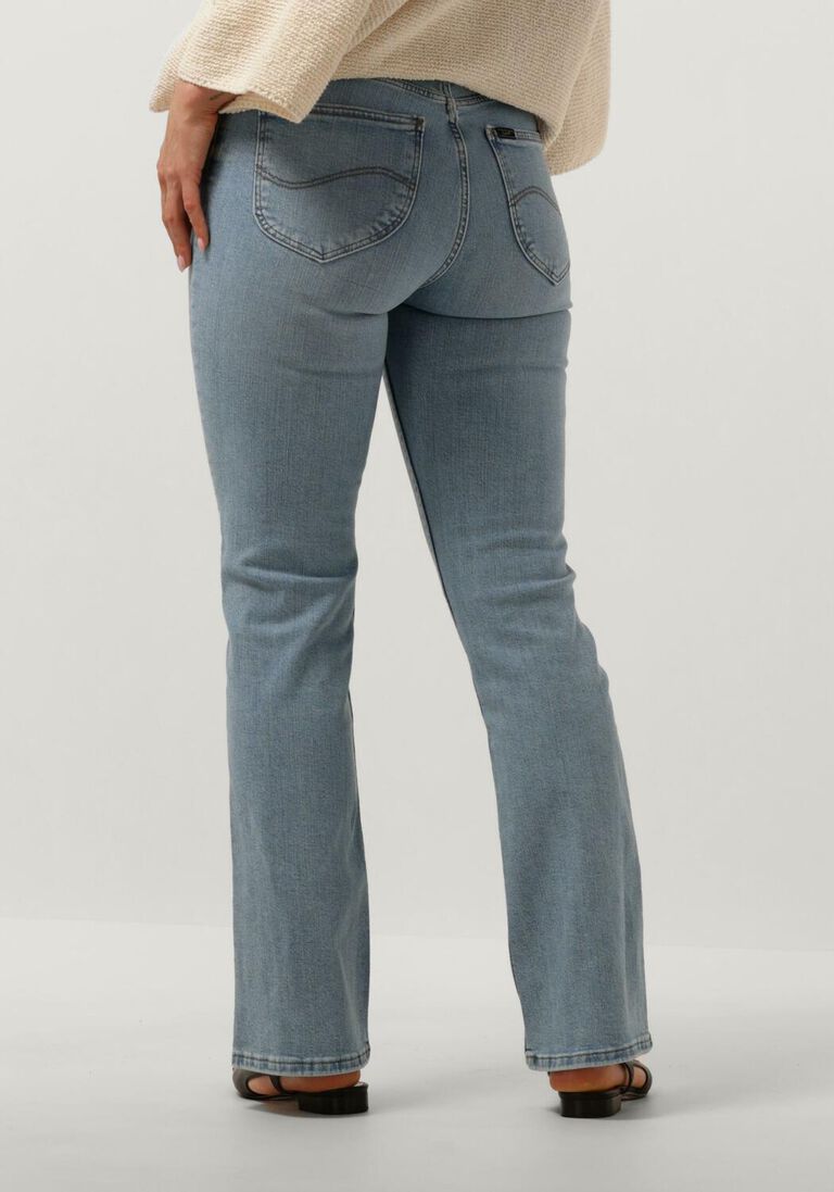 LEE blauwe lee flared jeans breese boot flashes of light