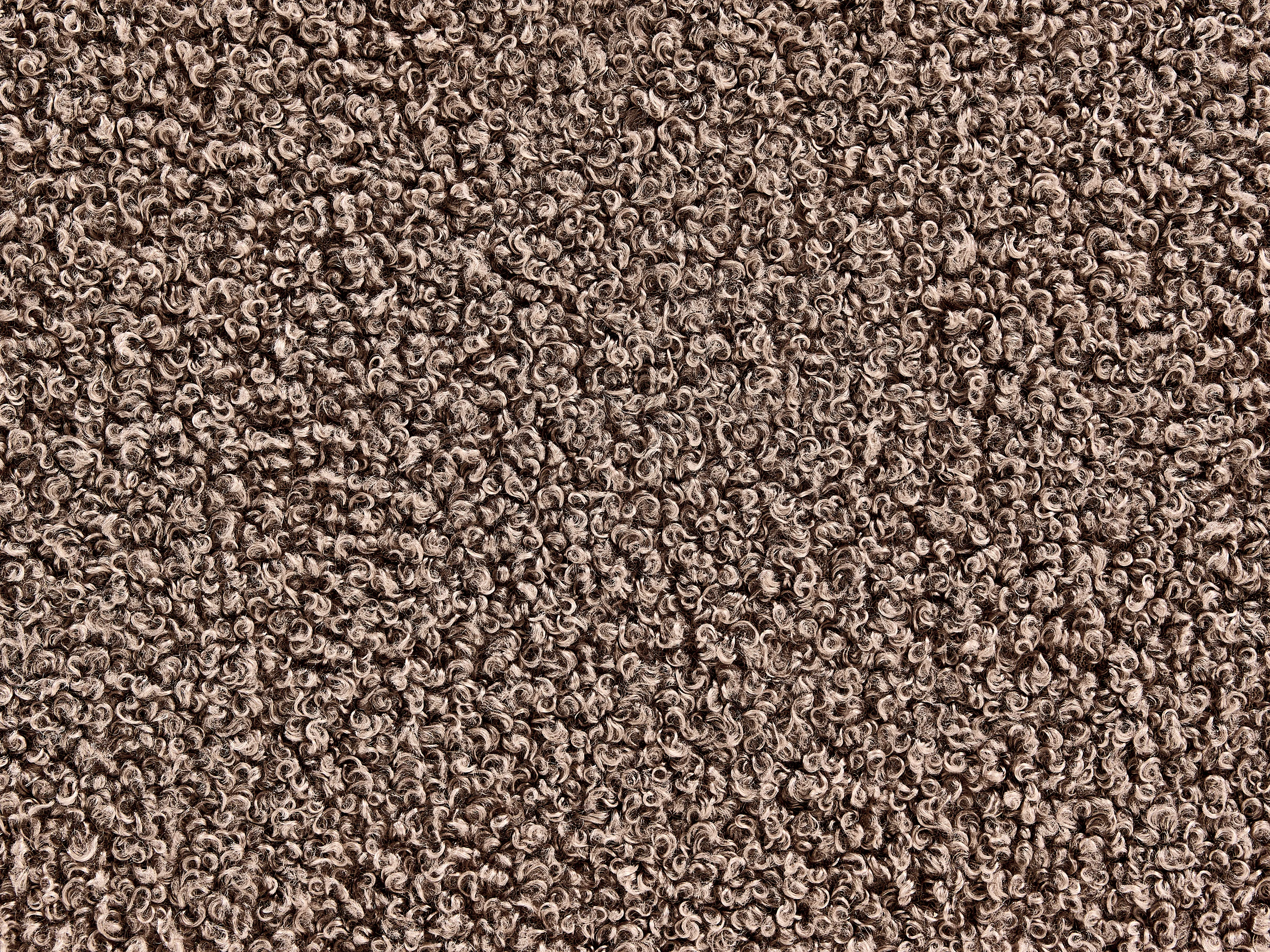 Bed Bouclé ALBI 180 x 200 cm Bruin