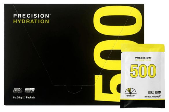 Boisson électrolytes Precision Fuel & Hydratation 500 - 8 Sachets 20g
