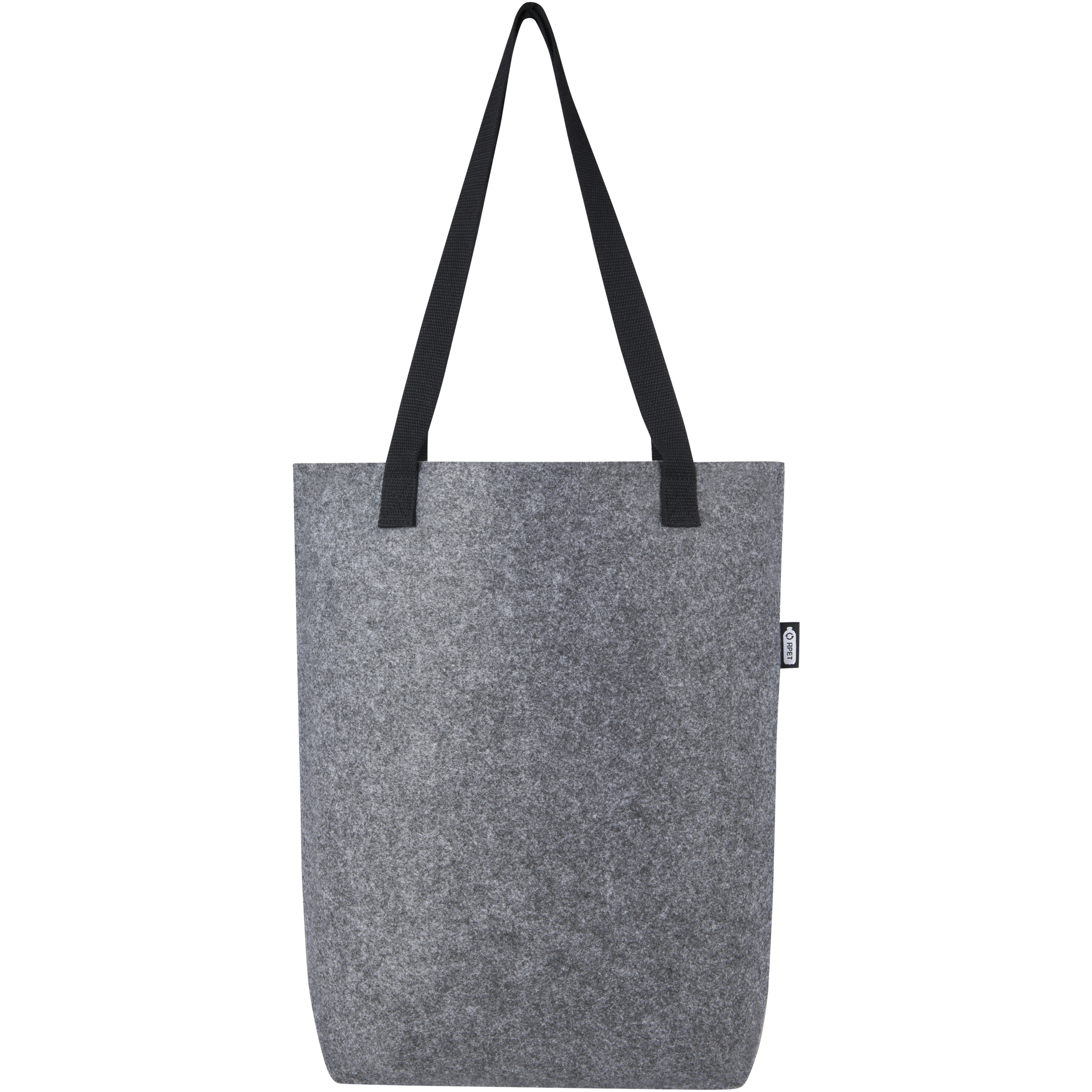 EgotierPro 120662 - Sac Cabas en Feutre Recyclé GRS avec Fond Large 12L
