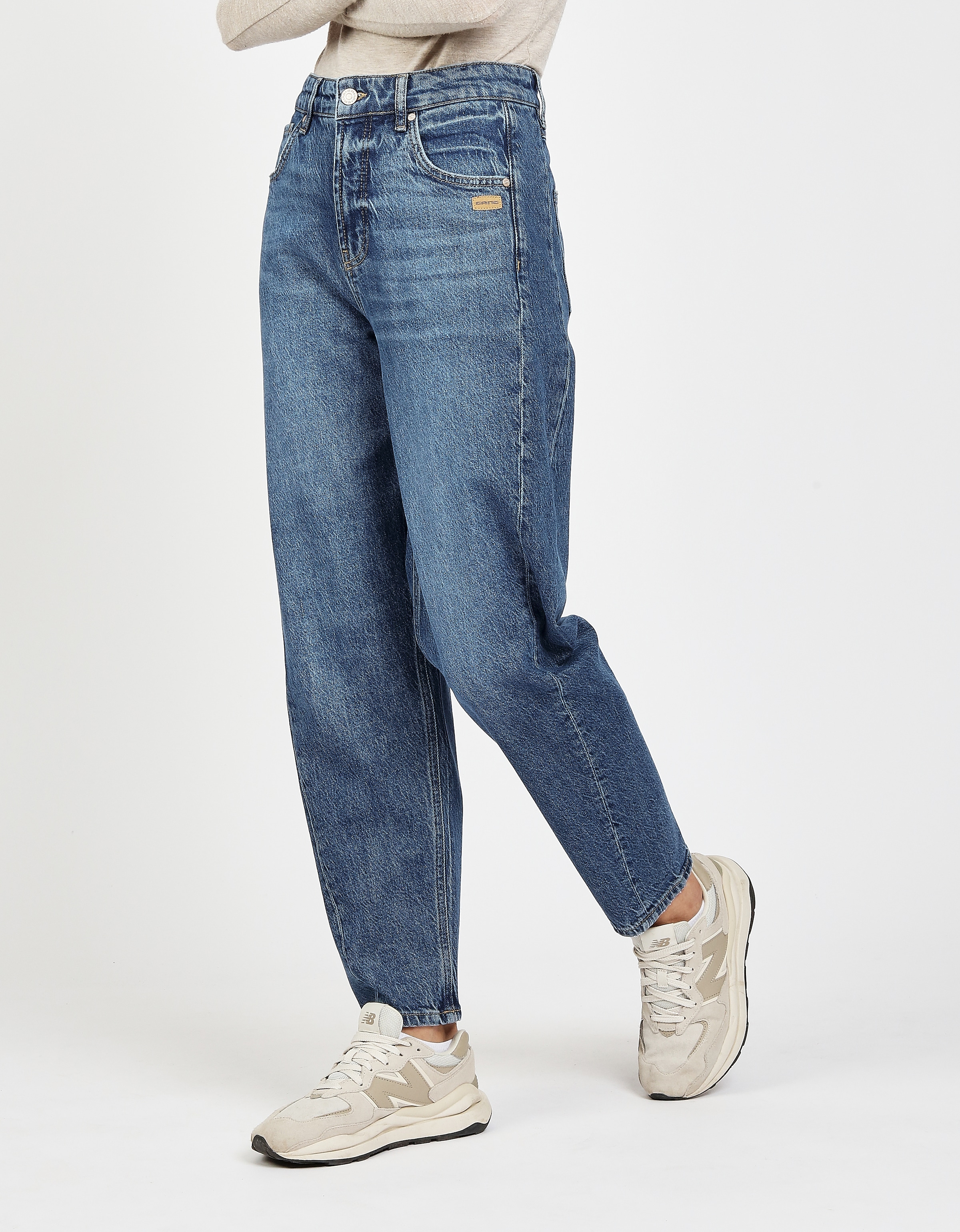 GANG 5-Pocket-Jeans »94BLAKE«, mit eingesetztem Seitenstreifen, cropped