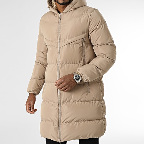 Doudoune Capuche Beige