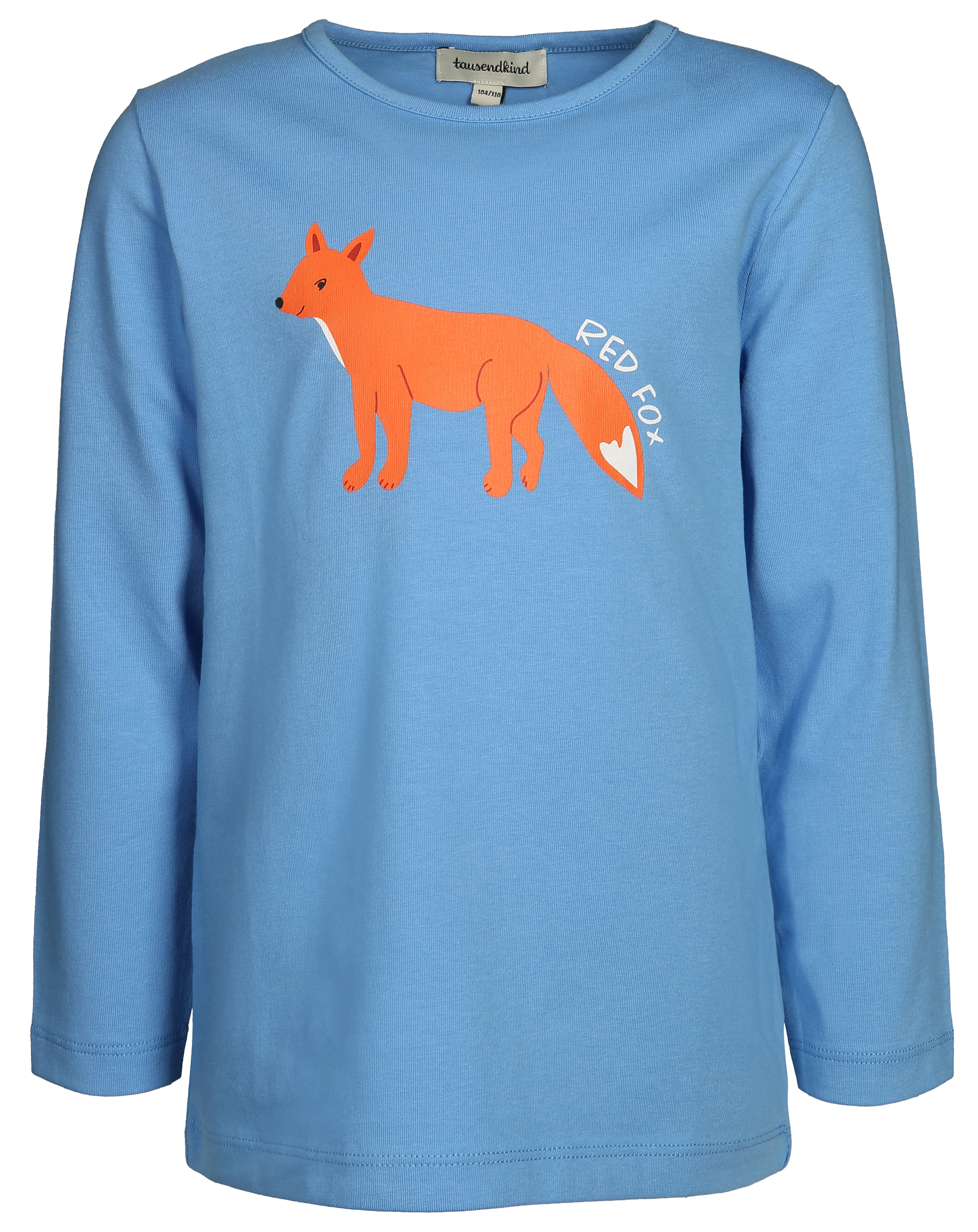 Langarmshirt RED FOX in hellblau