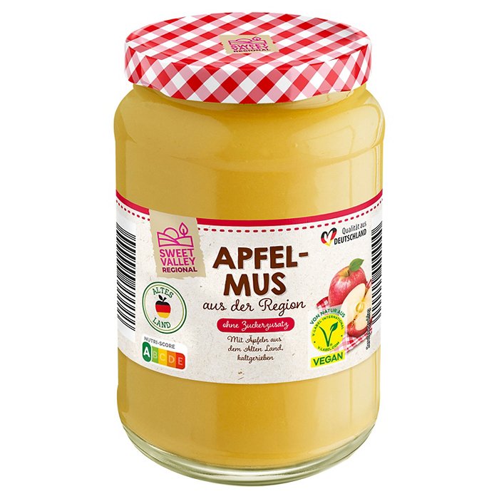 SWEET VALLEY Apfelmus 360 g, Apfel