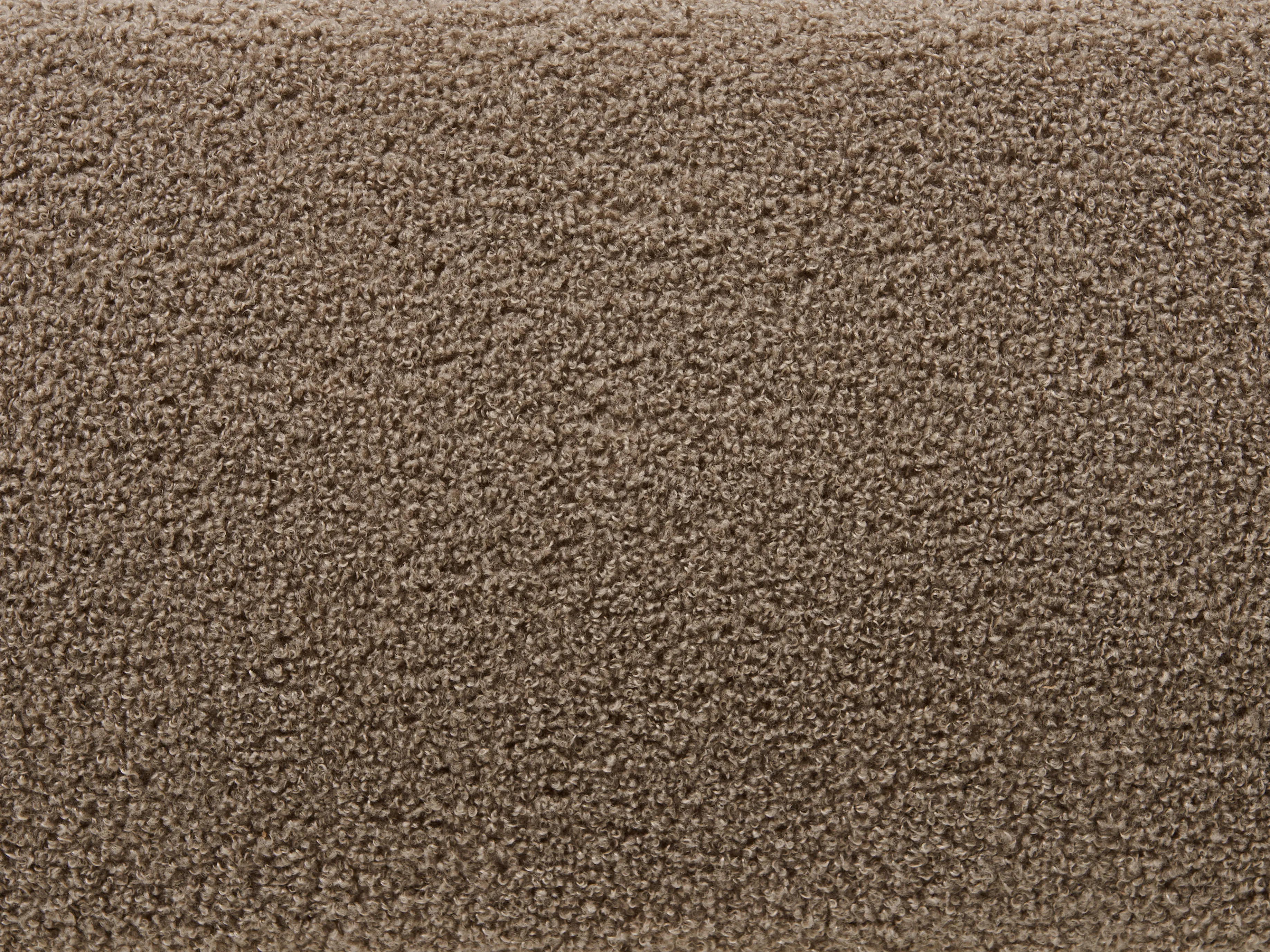Waterbed Bouclé VINAY 180 x 200 cm Bruin