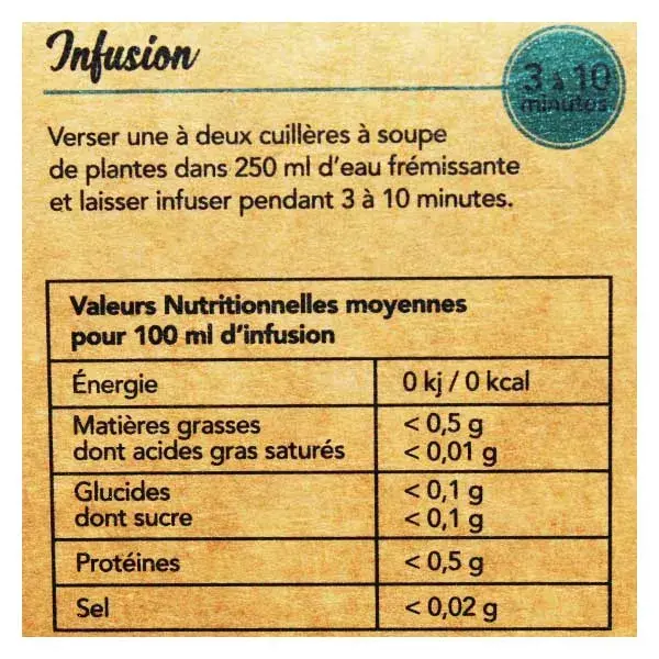 Chá de Verbena Orgânico Nat & Form 25g